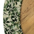 thumbnail image 5 of Ambesonne Jungle Fitted Round Tablecloth, Ivy Branches Leaves Botany, 56"- 60" Diameter, Pale Green and Hunter Green, 5 of 5