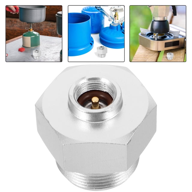 LIFKOME Gas Bottle Adaptor Conversion Head For Gas Tank Made Of 6061 Aluminum For Outdoor Equipment 1Set