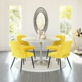 thumbnail image 5 of Teddy Dining Chair (Set of 2) Yellow, 5 of 15