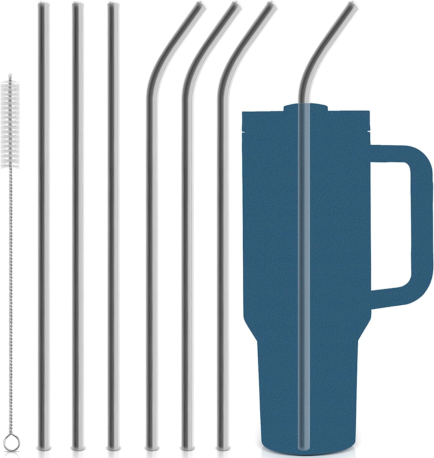 Stainless Steel Replacement Straws for Stanley Adventure Travel Tumbler
