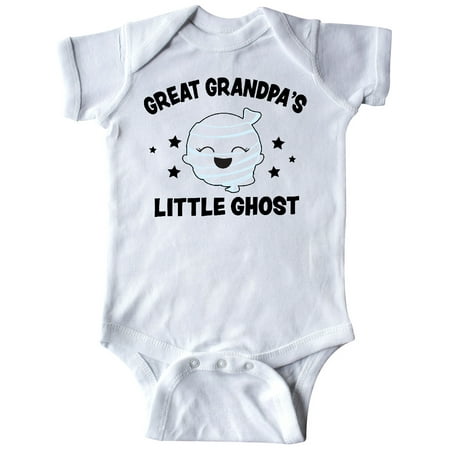 

Inktastic Cute Great Grandpa s Little Ghost with Stars Gift Baby Girl Bodysuit