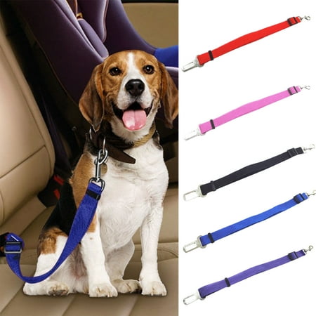 Dog Pet Safety Seat Belt Restraint Belt for Car Seat Belt Adjustable Harness