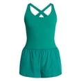 thumbnail image 3 of Avia Women's Cross Back Active Buttersoft Romper, Sizes XS-4X, 3 of 6