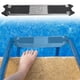 thumbnail image 5 of pstuiky Peldaños de acero inoxidable para escalera de piscina, repuestos de pedal, color blanco con almohadilla, 5 of 7