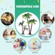 thumbnail image 4 of 16 Pcs Coconut Tree Cake Toppers Miniature Tree Artificial Mini Coconut Trees For Cupcake Topper Beach Cake Tropical Cake Decorations, 4 of 4