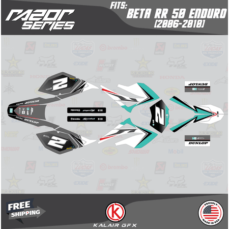 Kalair GFX Graphics Kit for Beta RR50 (2006-2010) Razor Series Kalair GFX Graphics Kit for Beta RR50 (2006-2010) Razor Series