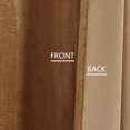 thumbnail image 3 of Cortinas Benedeco de terciopelo camel para dormitorio, ventana, 2 paneles, 3 of 9