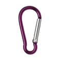 thumbnail image 5 of 5/10/50 pcs Aluminum Carabiner Key Chain Clip Outdoor Camping Keyring Snap Hook Water Bottle Buckle Kit Climbing Accessories, 5 of 6