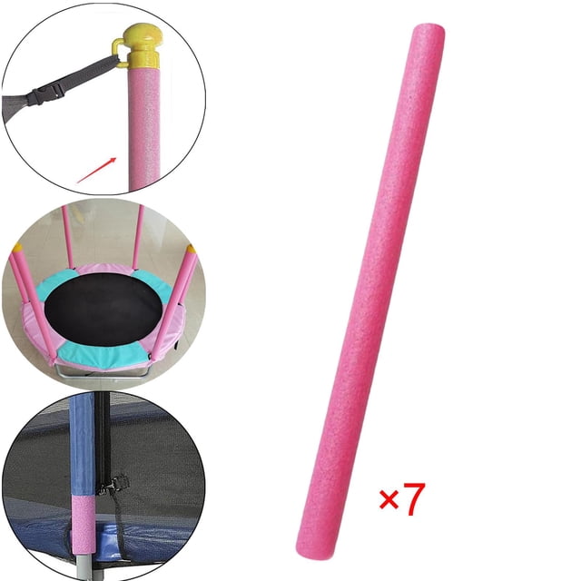 Poste de Mangas de espuma Cubierta de protección Acolchado Accesorios de 7 rosa Cola Mangas de trampolín