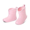 thumbnail image 2 of GYMEPIC Toddler Girls' PVC Rain Boots Lightweight Waterproof Solid Color Rain Boots for Kids Pink Toddler 10, 2 of 5