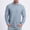 Gray, variant on Mens Shirts Linen Shirts Guide Big And Tall Tshirt Long Sleeve Collared Silver Athletic Shirts for Men,XXXL