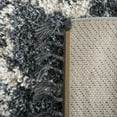 thumbnail image 6 of SAFAVIEH Pro Lux Marcus Geometric Shag Area Rug, Blue/Creme, 6'7" x 6'7" Round, 6 of 10