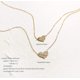 thumbnail image 3 of Collar Colgante Hecho A Mano Chapado En Oro De 18k Gargantilla De Oro Delicado Collar Largo De Capas De Barra De Flecha Para Mujer Ormromra HMHZ846-1, 3 of 6