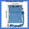 thumbnail image 3 of Case for Onn 10.1 inch Tablet (2024 Model) Gen 4 - Slim Lightweight Folio Pu Leather Folding Stand Cover Case + 1 Random Stylus, 3 of 7