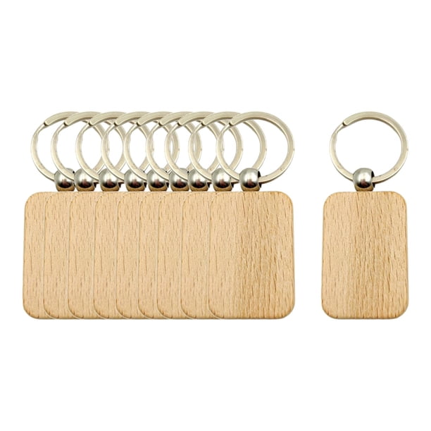 10 Uds. Lvero en , etiquetas para lves DIY, , rodajas , lvero sin terminar para joyas , D 30x45mm Estilo D 30x45mm BLESIY Llavero en blanco