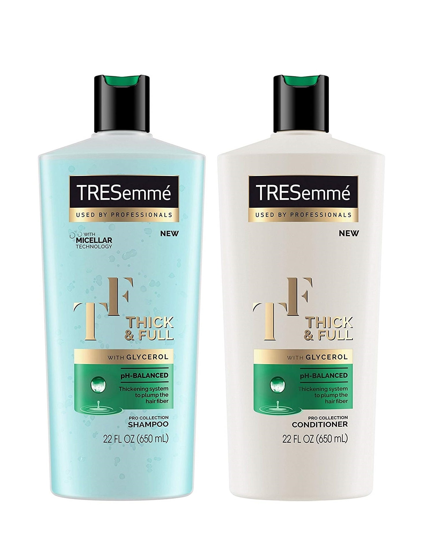 Tresemme Pro Collection Thick & Full Shampoo & Conditioner Set 22 Ounce