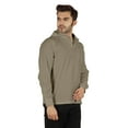 thumbnail image 3 of Inkmeso Solid Henley Hooded Short Kurta For MensLong Sleeve Cotton T-shirt Regular Fit Summer Wear, 3 of 7