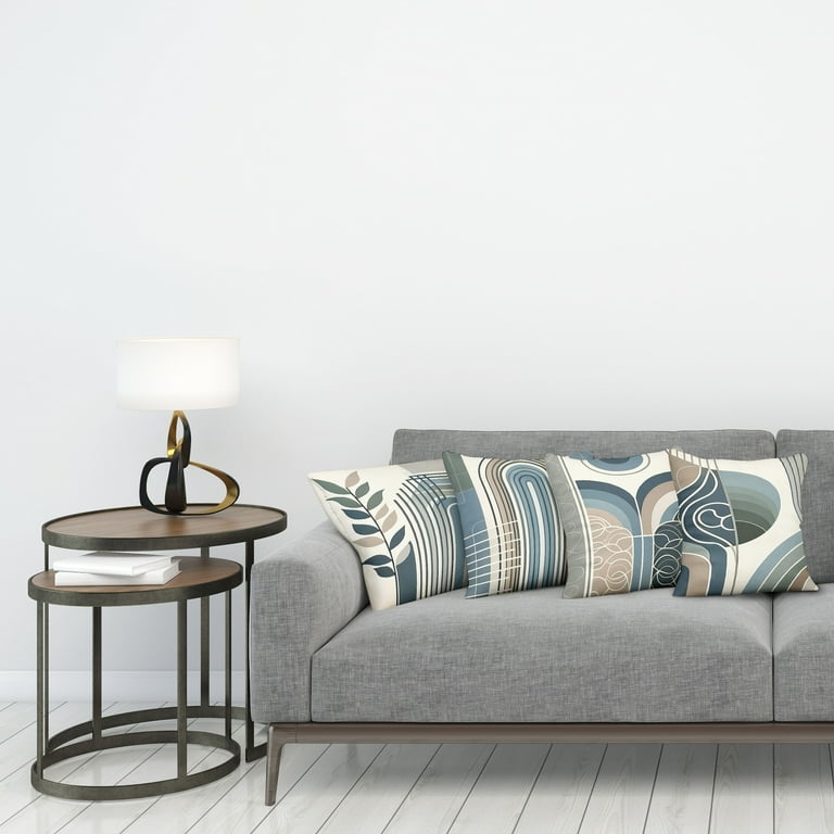 Gray and tan throw pillows online