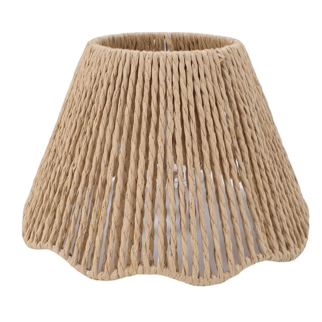 Pantalla De Lámpara Tejida Con Cuerda, Pantalla E27 E14 De Fácil Montaje Para Comedor, Cocina, Dormitorio, Para Luz Colgante