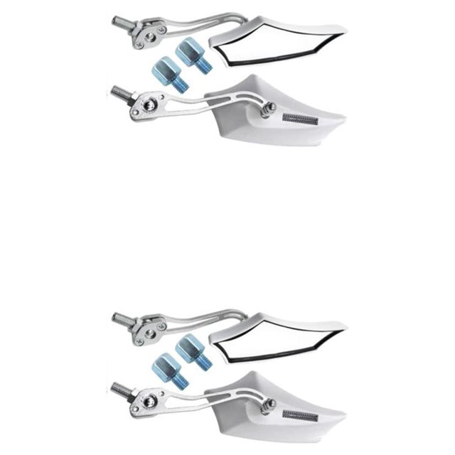 Shengyu Universial Wide Application Motorcycle Rearview Mirrors Universal Motorcycle Rearview Mirrors green 2Set