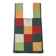 thumbnail image 2 of Bolsos Con Asa Superior Bolso de mano de color a cuadros con paneles de punto en la muñeca informal para vacaciones de fin de semana, 2 of 8
