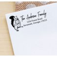 thumbnail image 3 of Printtoo Personalized Red Self Inking Housewarming Stamp Custom Address Rubber Stamper-68 x 30 mm, 3 of 6