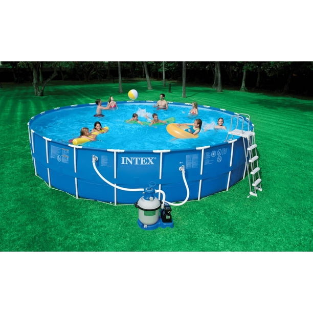 above ground pool on sand
