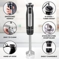 thumbnail image 3 of Batidora de mano POWERLIX 5 en 1 de 800 W con accesorios sin BPA, 3 of 9