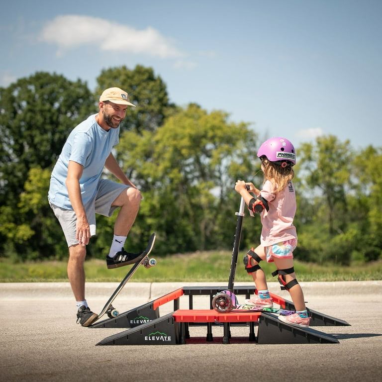 Elevate Outdoor Mini EZ-Link Skateboard, BMX Bike, RC Car Jump