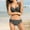 Gray, variant on Halter Bikini Sets for Women Twist High Waisted Bikini Sexy Push Up Two Piece Swimsuits Sporty Two Piece Bathing Suits Army Green XL