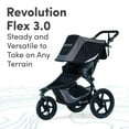 thumbnail image 4 of BOB Gear Revolution Flex 3.0 Jogging Stroller, Graphite Black, 4 of 8