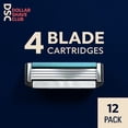 thumbnail image 2 of Cartuchos de recarga para Razor Dollar Shave Club, 4 hojas, 12 unidades, 2 of 7