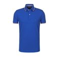 thumbnail image 3 of Polo Tommy Hilfiger con cuello a rayas para hombre, color azul, talla L, 3 of 3