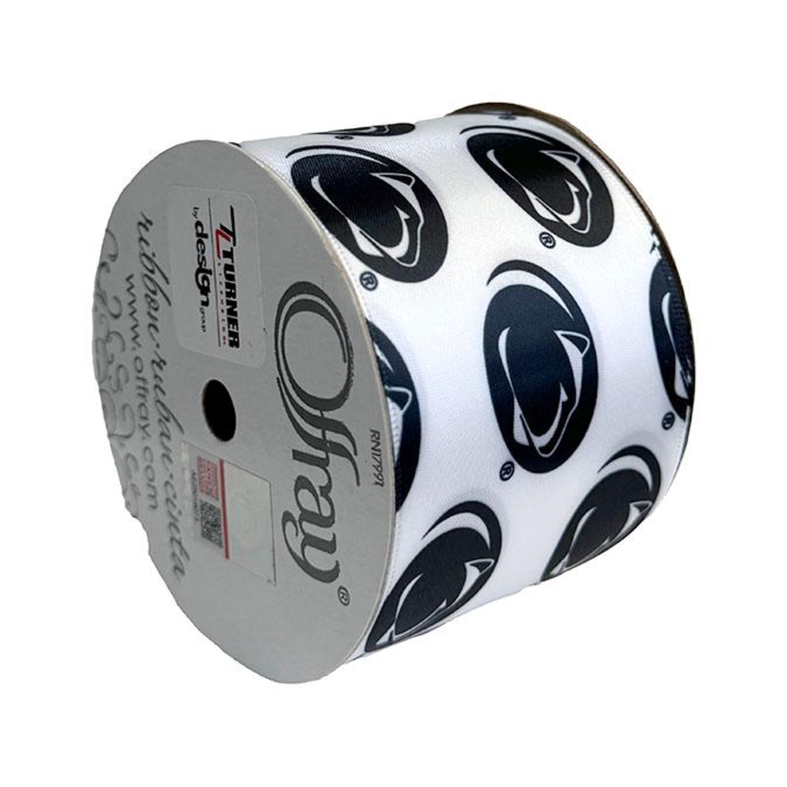 Penn State Printed Ribbon 2.5"-Inch Width, 15 Foot Spool