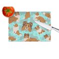 thumbnail image 4 of Carolines Treasures MLM1035LCB 15 x 12 in. Blue Sheltie Glass Cutting Board - Large, 4 of 5