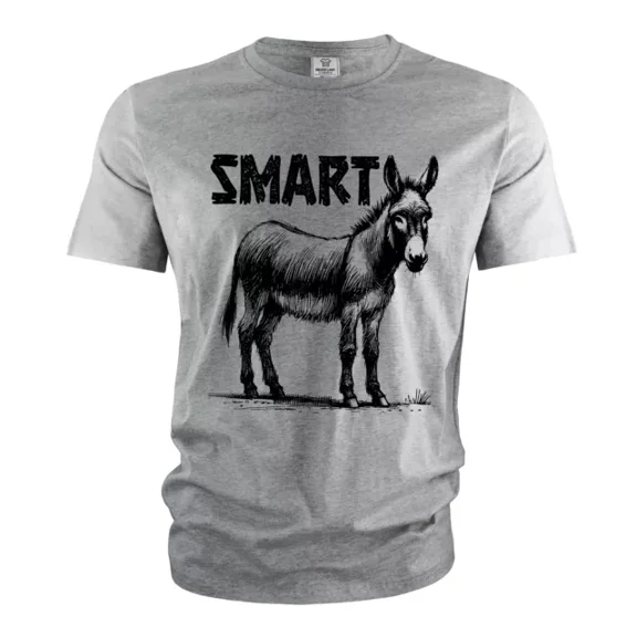 Hot Trending Funny Smart Donkey Tee Shirt Smart Graduation Graduate School College Tee Shirt S-5Xl Birthday Gifts; For Men & Women