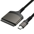 thumbnail image 4 of Cable adaptador de disco duro USB 3,0/tipo C a SATA de 23cm útil para disco duro SSD de 2,5 pulgadas, 4 of 9