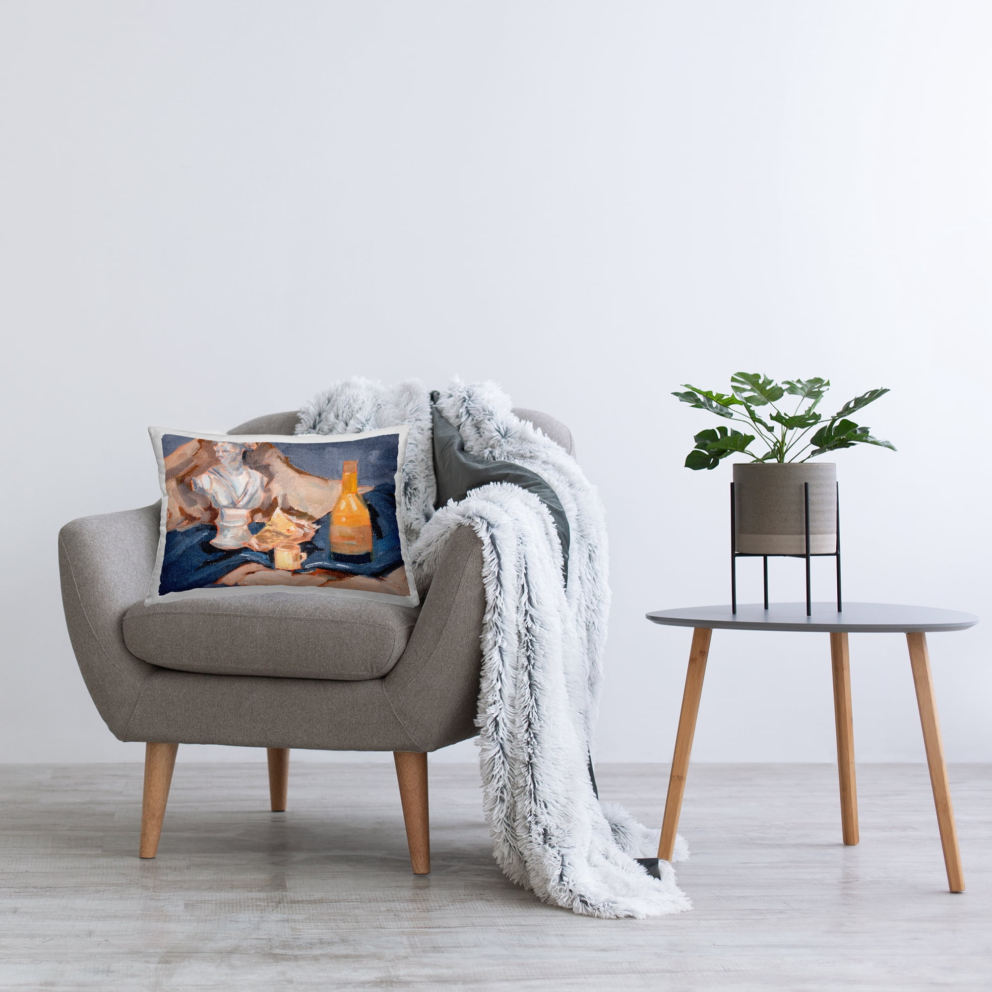 Stupell Industries Still Life on Blanket Decorative Printed Throw Pillow Design by Melissa Wang .