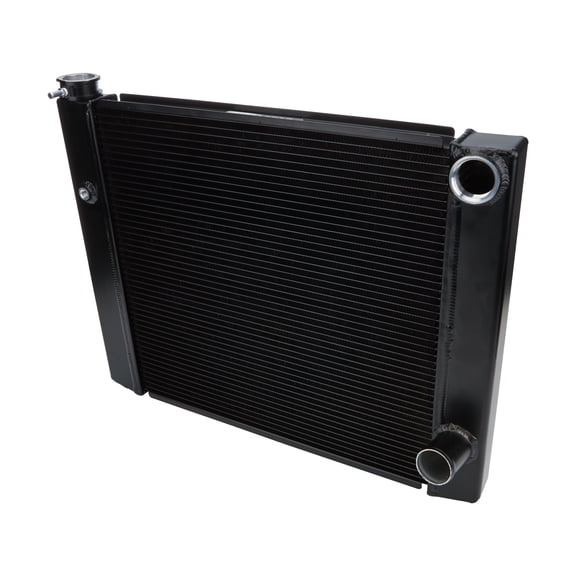Dual Pass Radiator 19x31 1 Row Lightweight Black