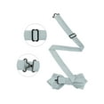 thumbnail image 4 of INSPIRE CHIC Men's Diamond Pointed Bowties Pre-tied Solid Bow Ties for Formal Wedding Silver Grey, 4 of 4