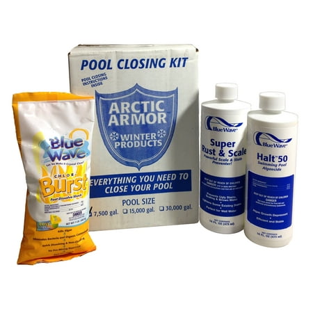 Blue Wave Chlorine Pool Winterizing Kit - Small to 7,500 (Best Pool Winterizing Kits)