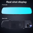 thumbnail image 4 of Mirror Dash Cam Backup Camera for Car, 1080P Full HD Front & Rear View Mirror Video Recorder with 170° Wide Angle, Backlight Driving Display for Vehicles, 4 of 8