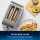 thumbnail image 2 of Oster tostador de 2 rebanadas con ranuras extra anchas de acero inoxidable, 2 of 5