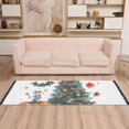 thumbnail image 2 of Yayeee Hallway Runner Rug 2'x6' Non Slip Machine Washable with Rubber Backing, Red Halloween Trees, 2 of 8