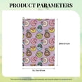 thumbnail image 4 of Kdxio Cute Donuts Pattern Golf Towel (24" X 16") with Carabiner Clip - The Convenient Golf Cleaning Towel, 4 of 8