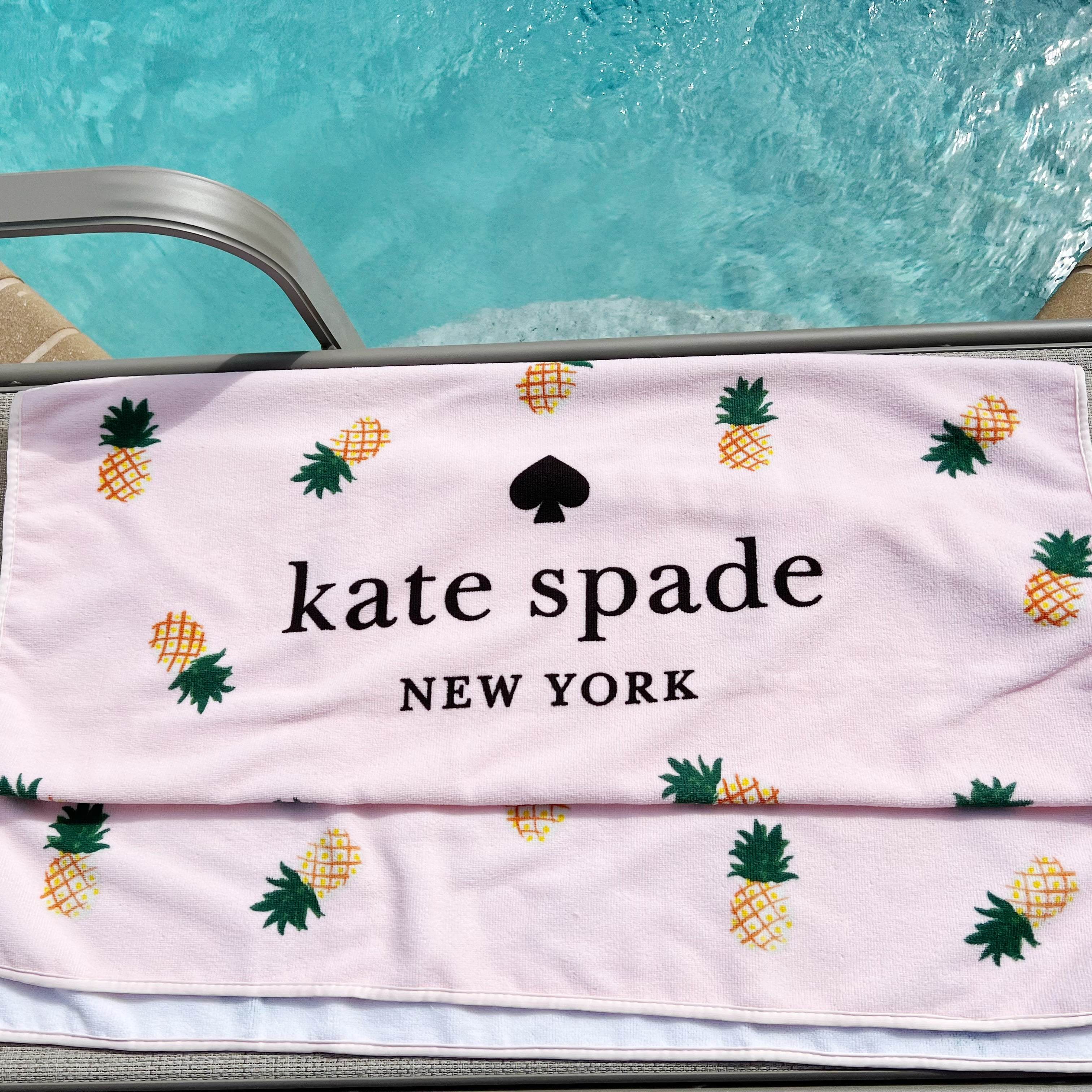 Kate Spade 3 Piece Pineapple Kitchen Towel Set
