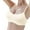 White, variant on Sports Brawls for Women Women's Comfortable Large Thin Sagging Side Beauty Back Shining No Steel Ring Wrapping Bra