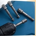 thumbnail image 4 of HUGFEGWE 6 Pack 3/8" Square Impact Adapter, Extension Impact Driver Bit Set, Socket Bit Adapter, 1/4" Hex Shank to Drive Adapter for Automotive DIY CA919-164922, 4 of 6