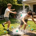 thumbnail image 5 of Kiddiway Reusable Water Absorbing Soaker Balls - for Kids, Outdoor Beach Pool Toy, Soft Safe Material, Summer Water Fight, Reusable Water Balloons,B, 5 of 8