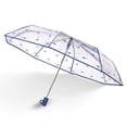 thumbnail image 3 of Coofit Clear Umbrella Auto Open: Simple Folding Umbrella Compact Umbrella for Outdoor, 3 of 10